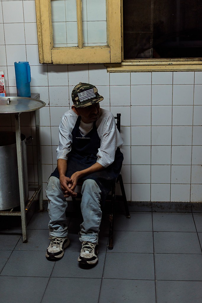 Horacio Diaz, 53 years old, he is a helper and cook in Monteagudo. He has been involved in drugs as cocaine and paco since he was 16 years old. He has been working in Monteagudo since he was 6 years old. He is now in therapy for his addiction.