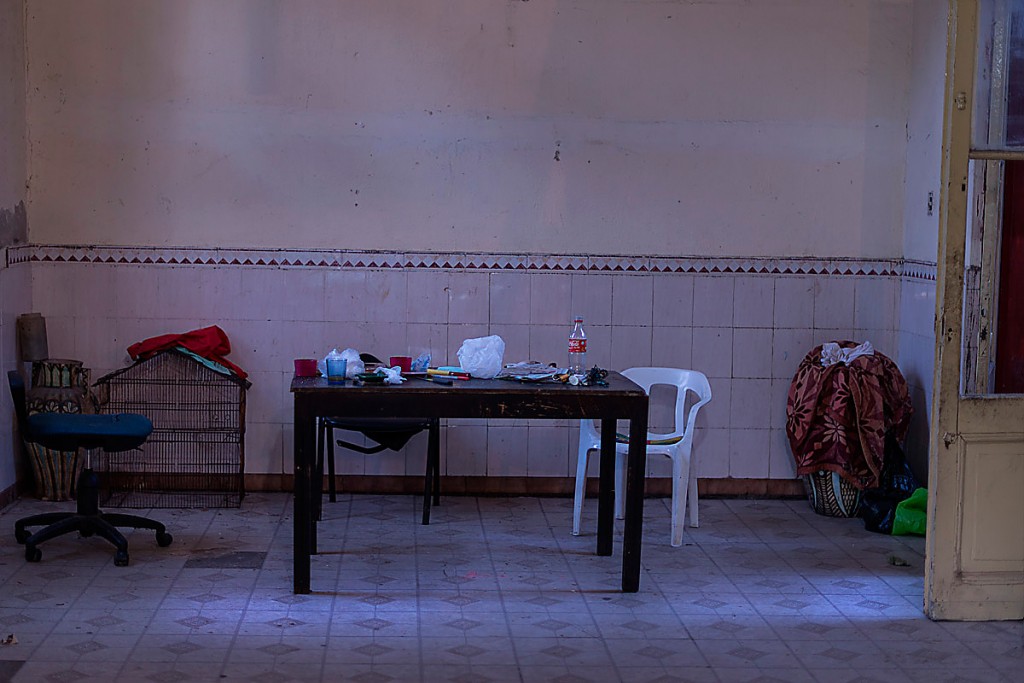 Part of the recreation living space in Montegudo.